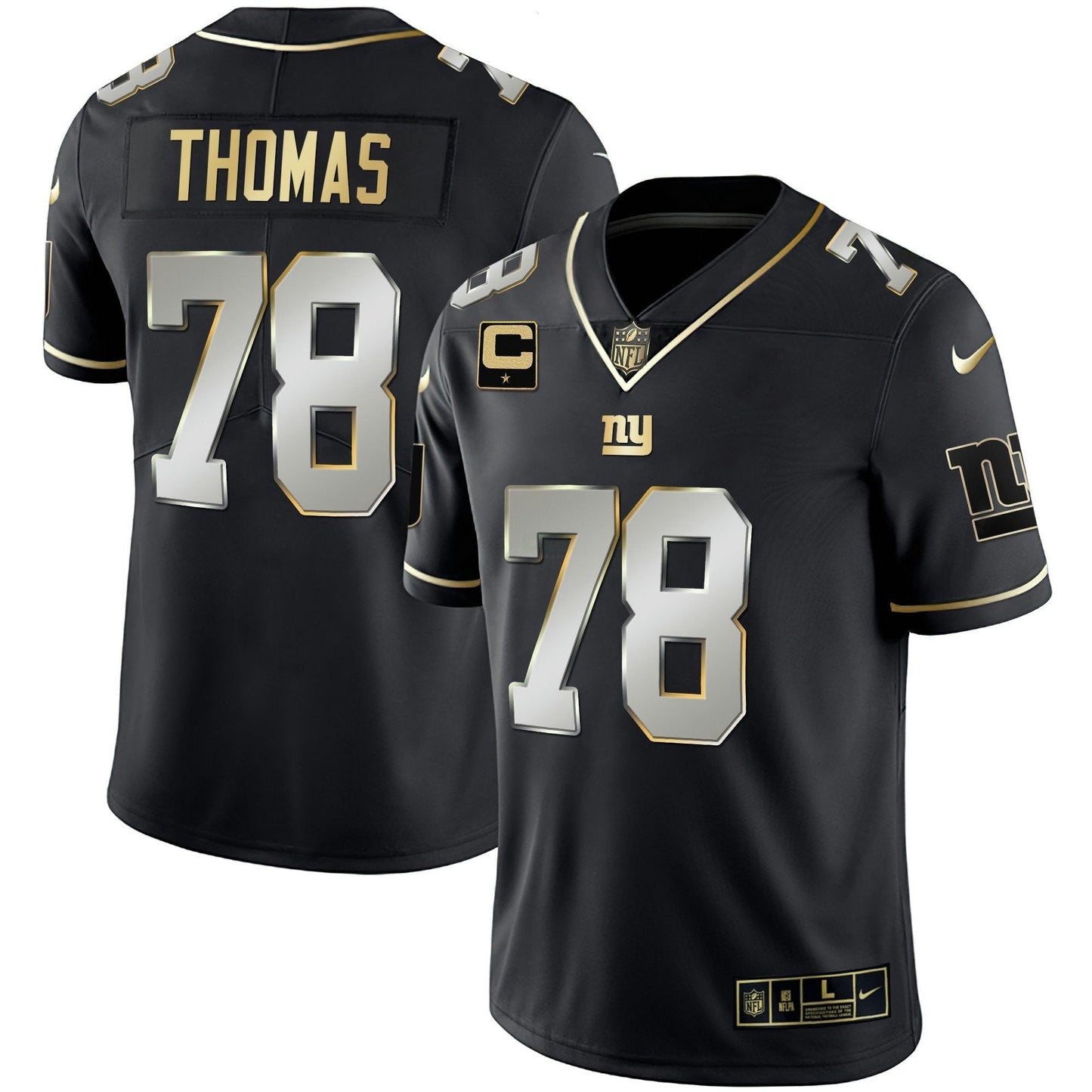 Camisa NFL New York Giants Men’s Vapor Dourada Jersey