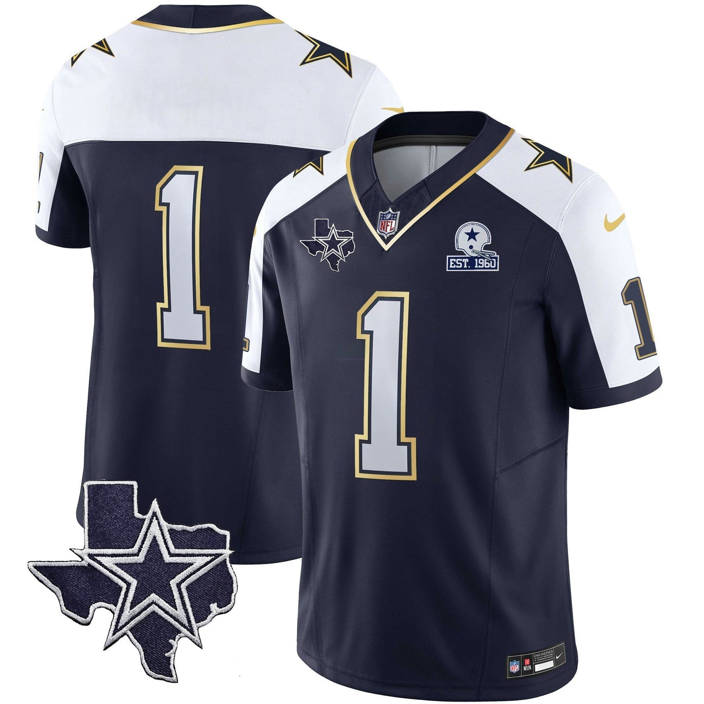 Camisa NFL Men’s Vapor Dourada Jersey V2