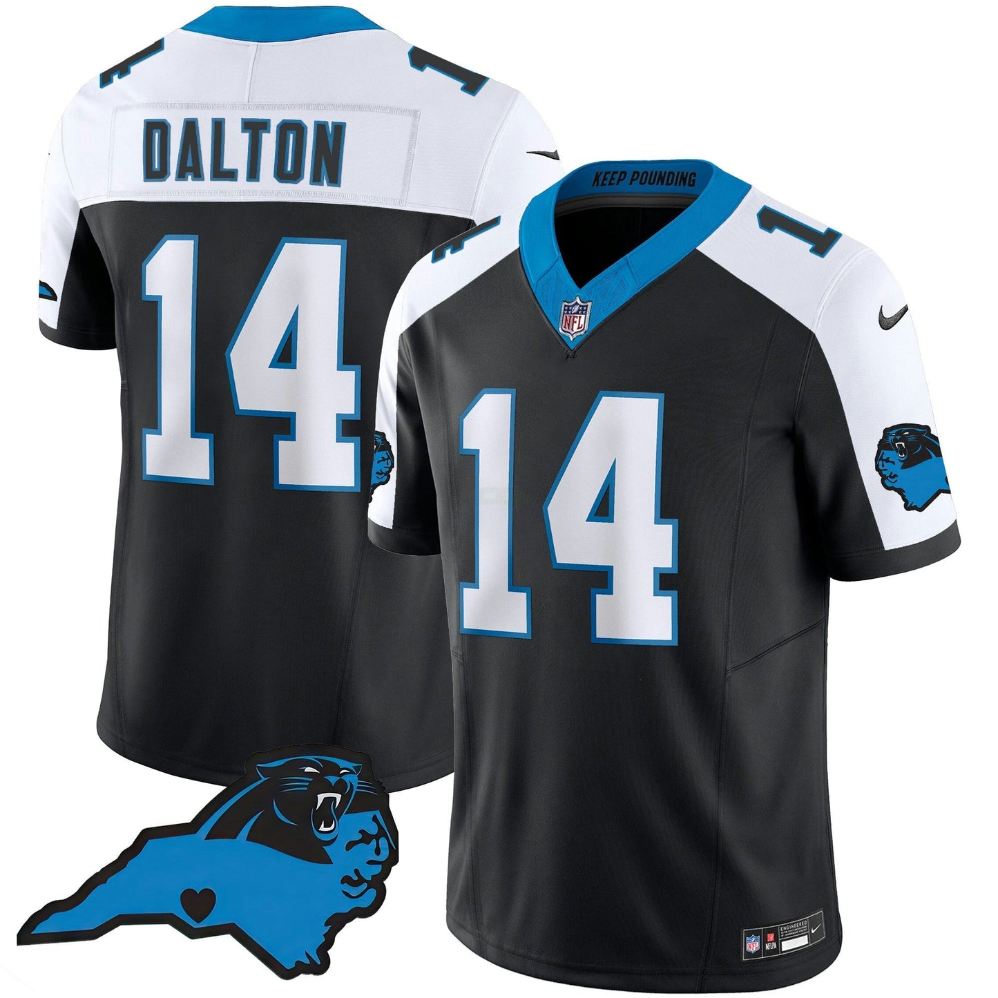 Camisa NFL Men’s Vapor Limited Jersey – Carolina Patch