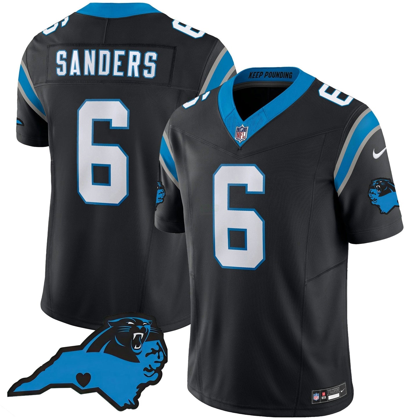 Camisa NFL Men’s Vapor Limited Jersey – Carolina Patch