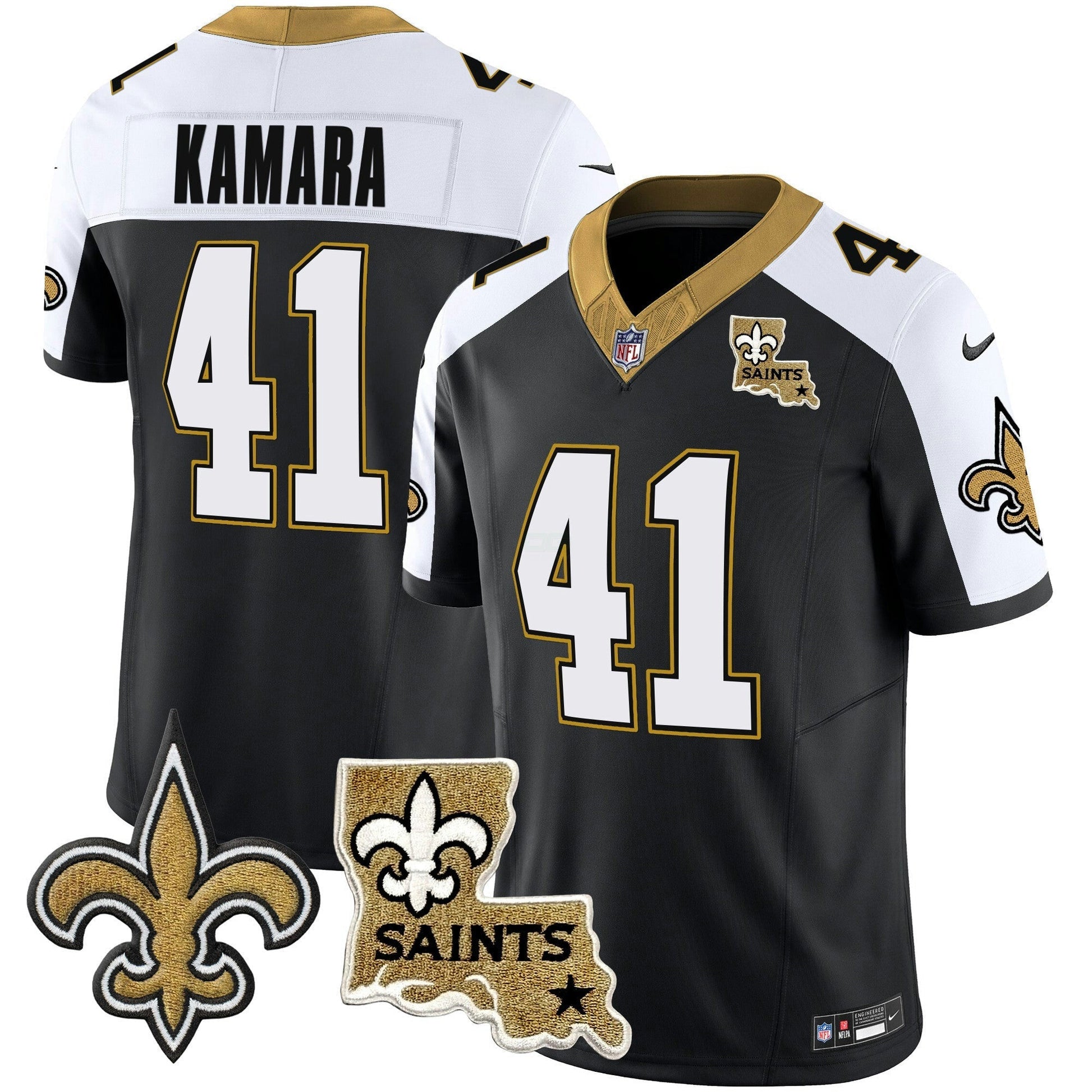 Camisa NFL Men’s Vapor Limited Jersey – New Orleans Patch