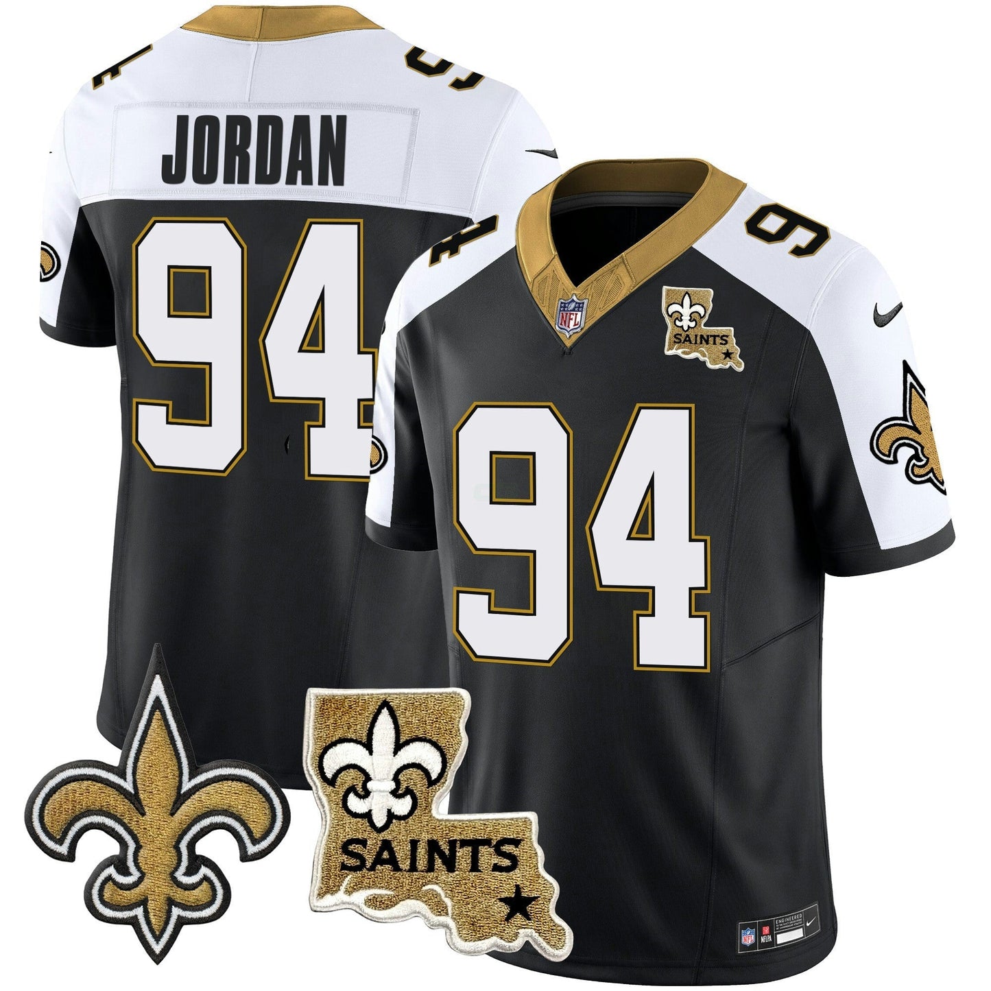 Camisa NFL Men’s Vapor Limited Jersey – New Orleans Patch