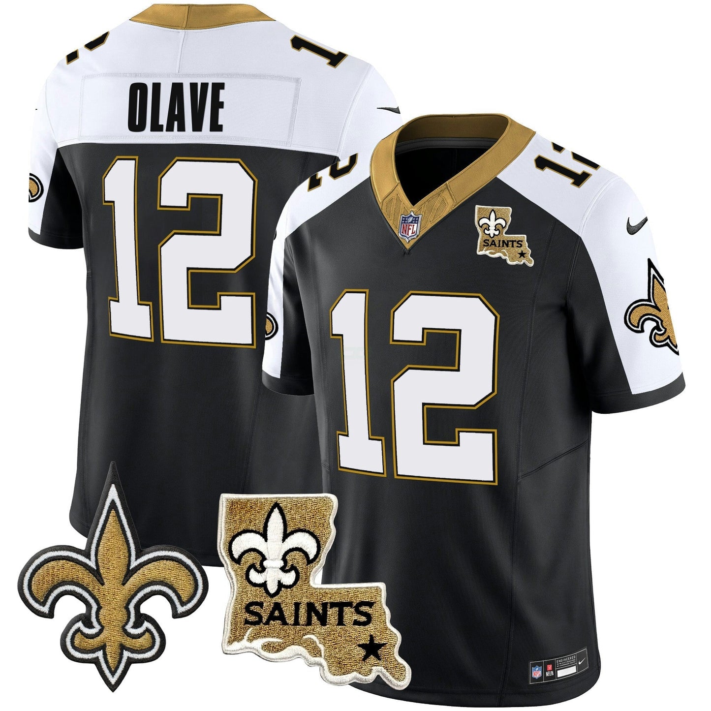 Camisa NFL Men’s Vapor Limited Jersey – New Orleans Patch
