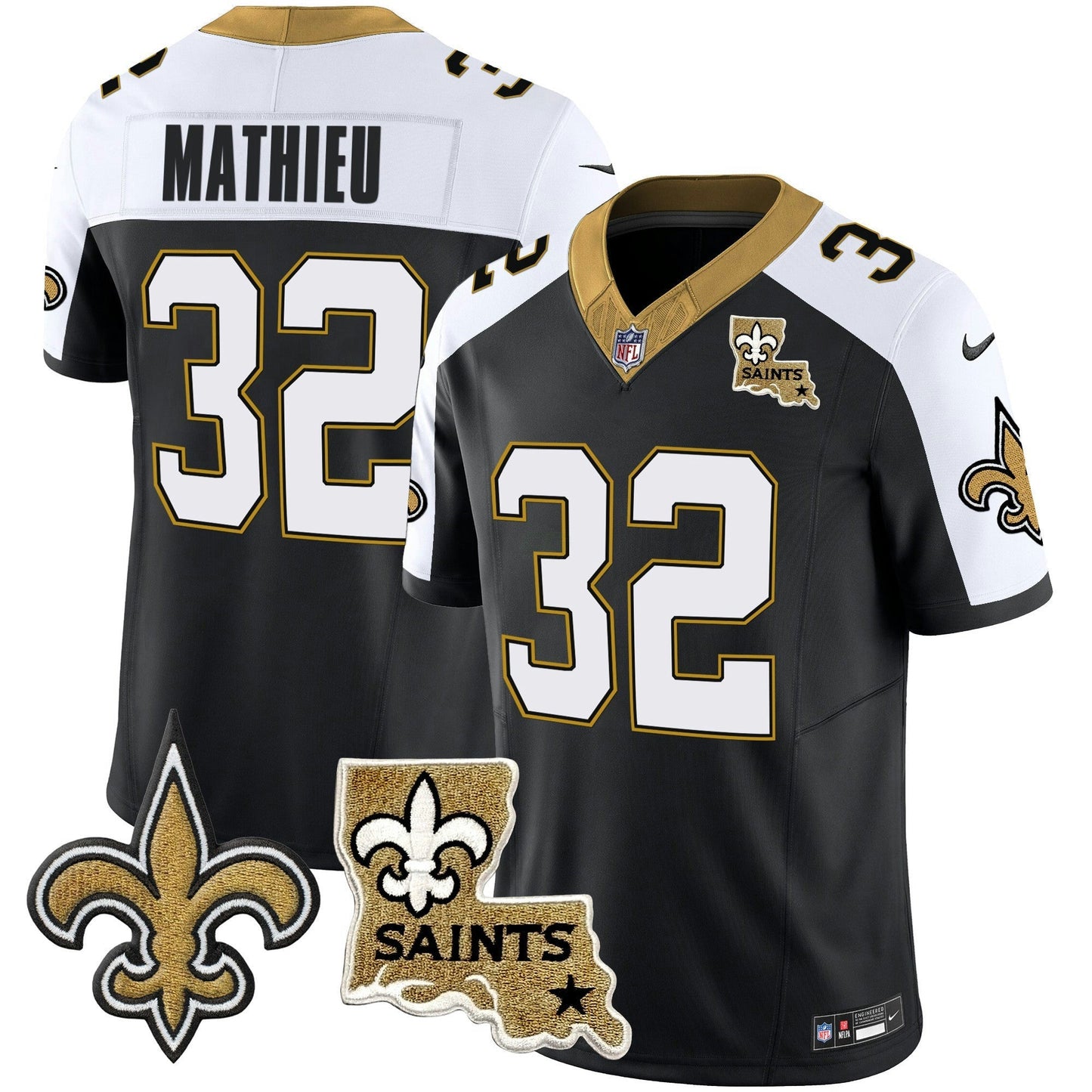 Camisa NFL Men’s Vapor Limited Jersey – New Orleans Patch