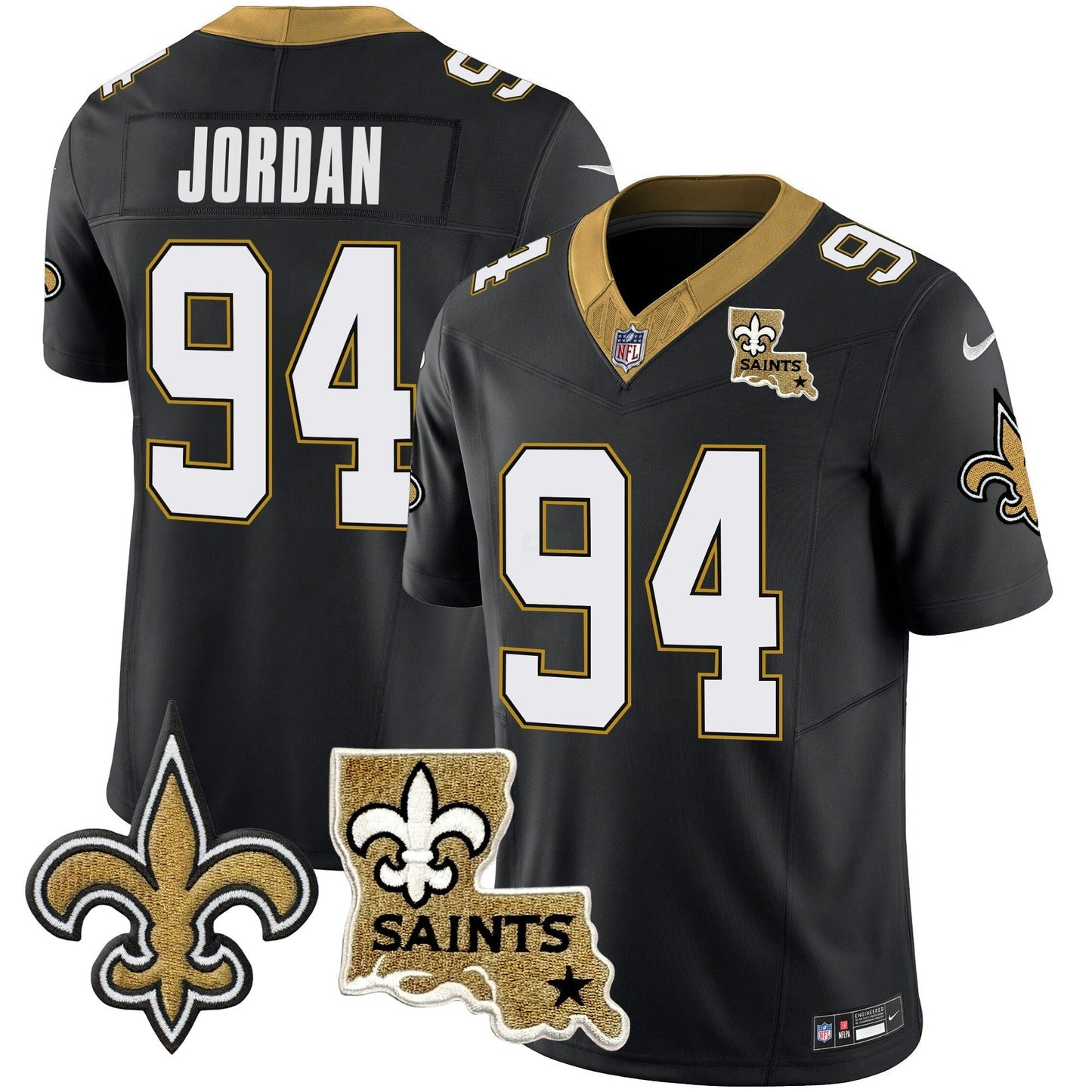 Camisa NFL Men’s Vapor Limited Jersey – New Orleans Patch