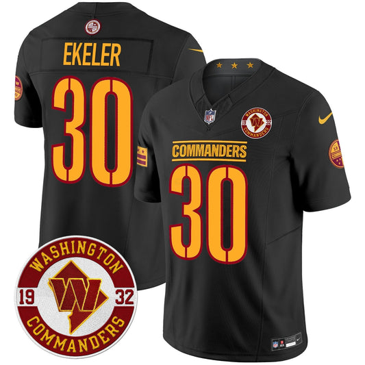Camisa NFL Men’s Washington 2024 Vapor Limited Jersey – Est. 1932 Patch