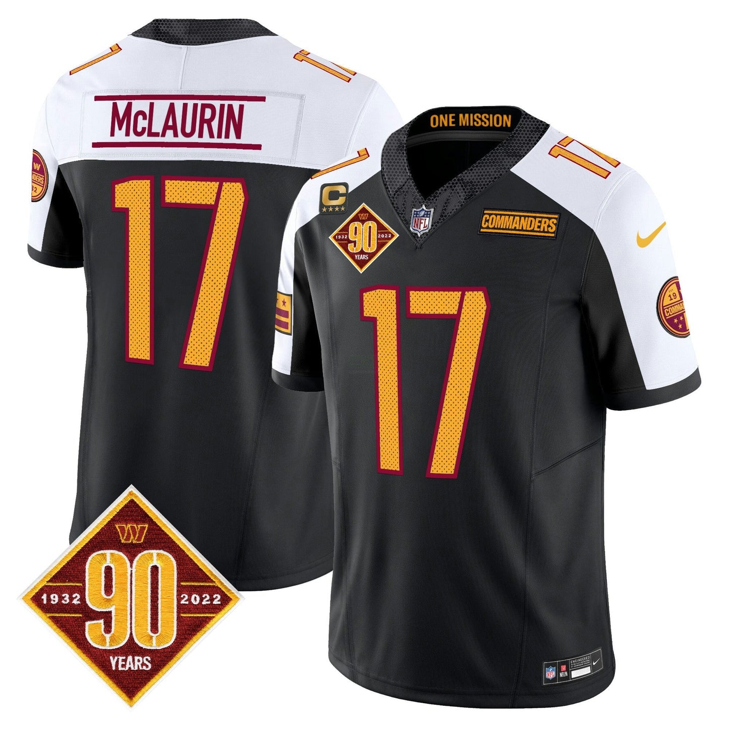 Camisa NFL Men’s Washington 90th Anniversary Vapor Limited Jersey V4
