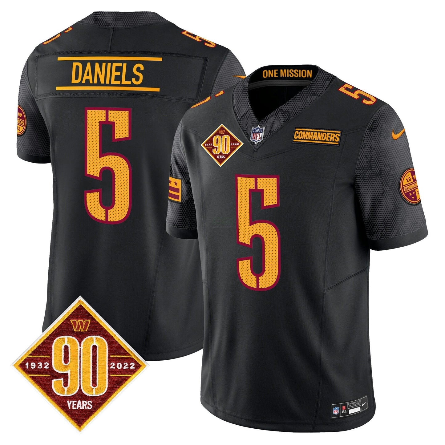 Camisa NFL Men’s Washington 90th Anniversary Vapor Limited Jersey V4