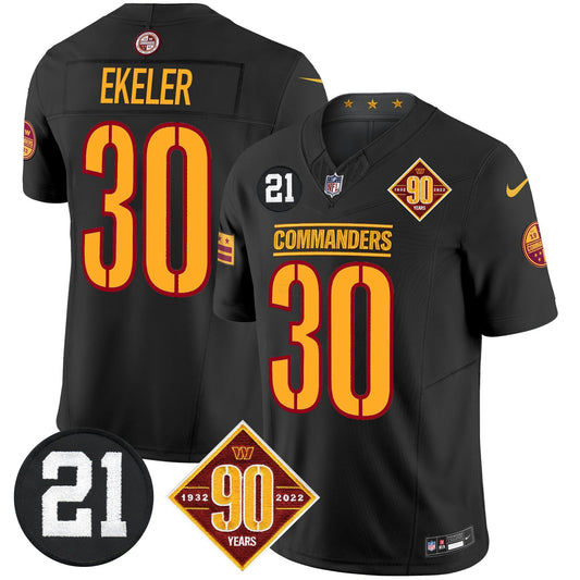 Camisa NFL Men’s Washington 90th & Sean Taylor Patch Vapor Limited Jersey