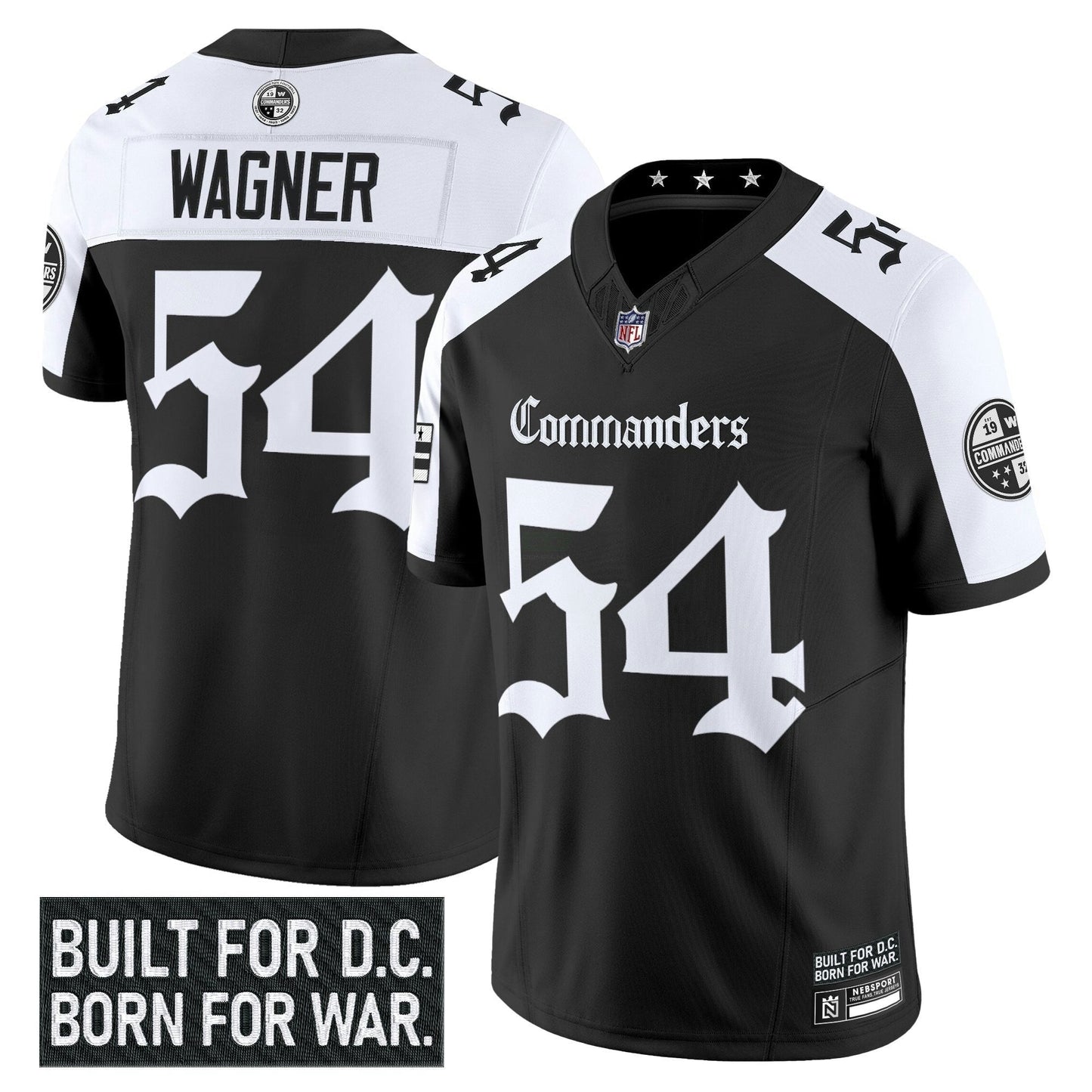 Camisa NFL Men’s Washington ‘Gothic Capitol Shadows Edition’ Vapor Limited Jersey