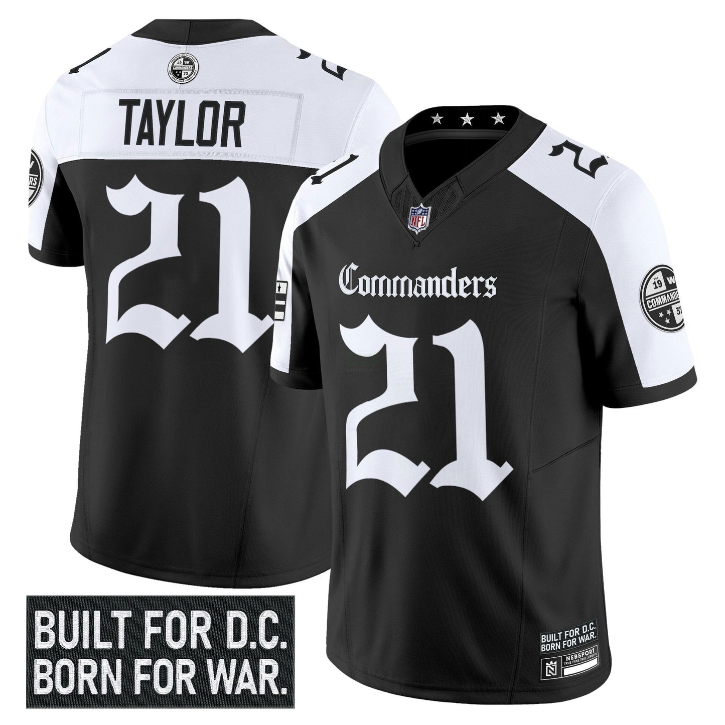 Camisa NFL Men’s Washington ‘Gothic Capitol Shadows Edition’ Vapor Limited Jersey