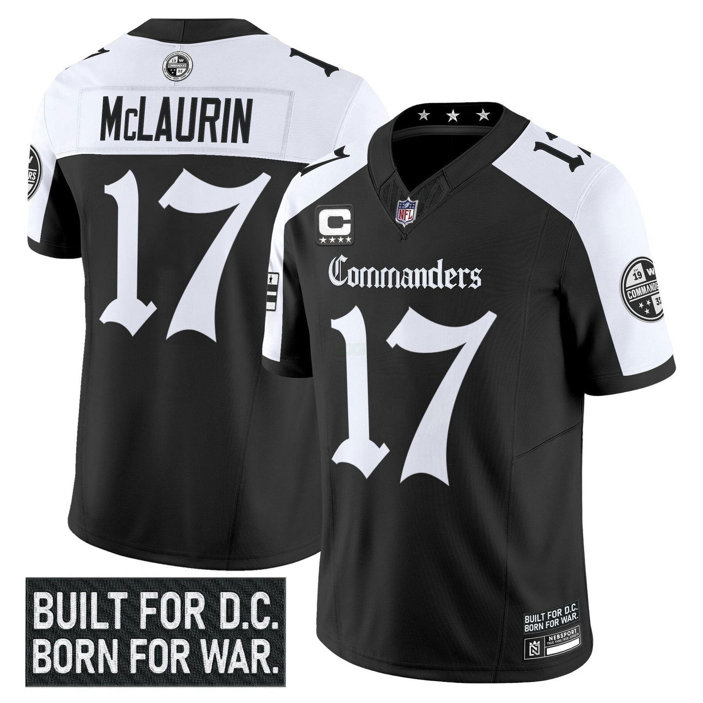 Camisa NFL Men’s Washington ‘Gothic Capitol Shadows Edition’ Vapor Limited Jersey