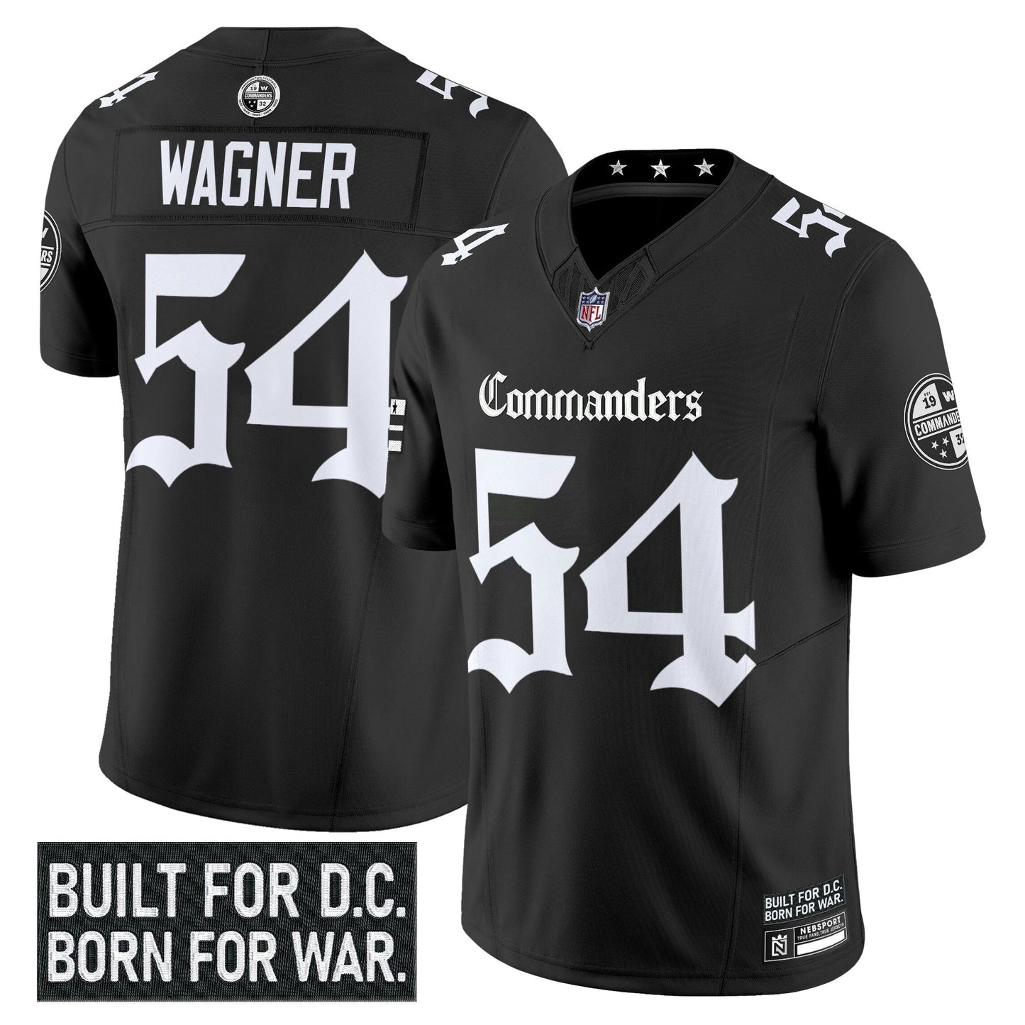 Camisa NFL Men’s Washington ‘Gothic Capitol Shadows Edition’ Vapor Limited Jersey