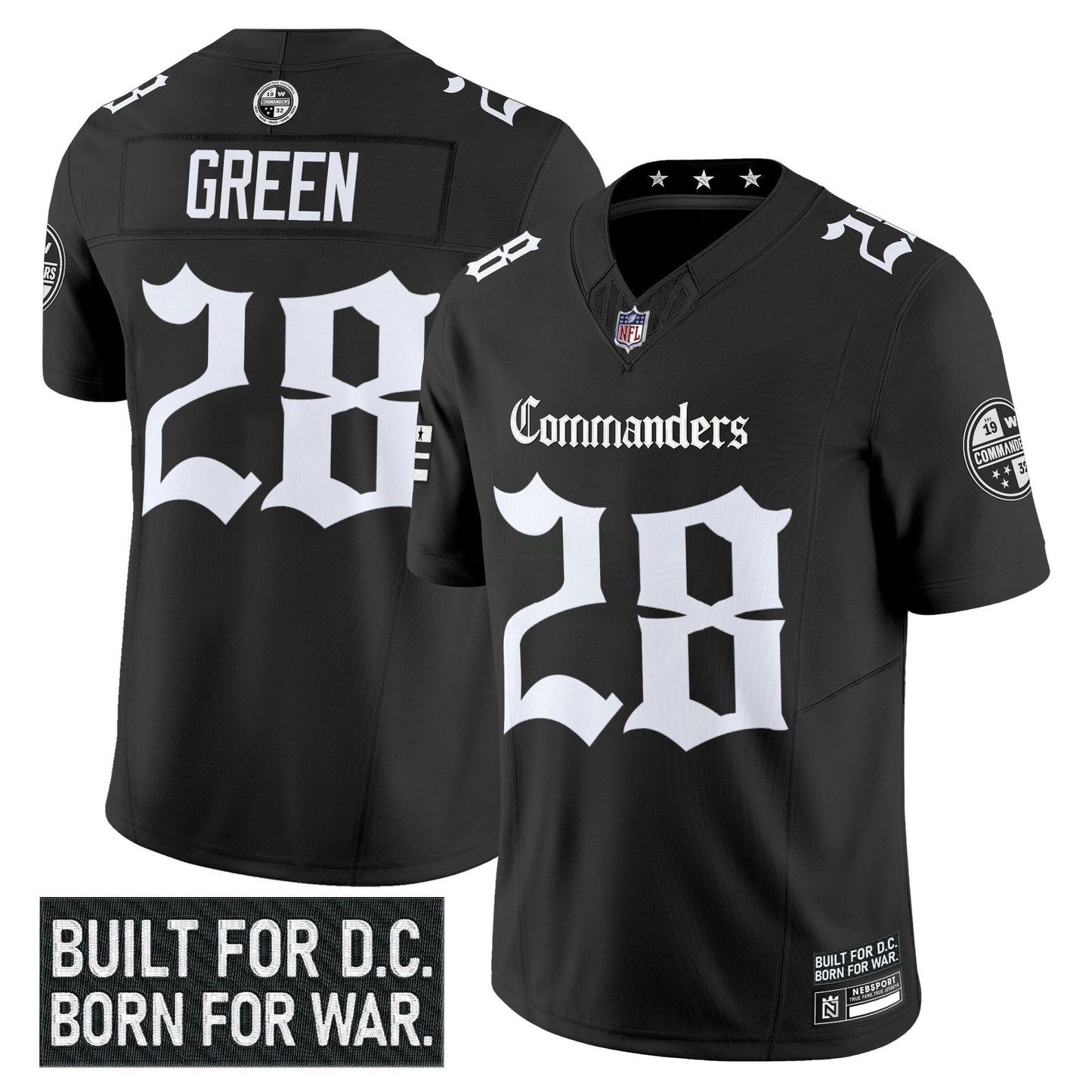 Camisa NFL Men’s Washington ‘Gothic Capitol Shadows Edition’ Vapor Limited Jersey