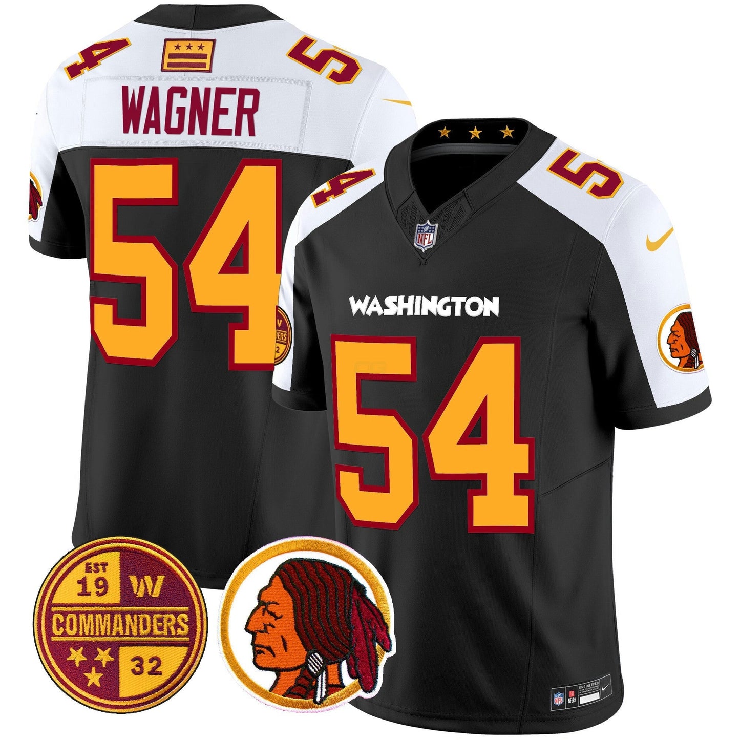 Camisa NFL Men’s Washington Half Redskins & Vapor Limited Jersey