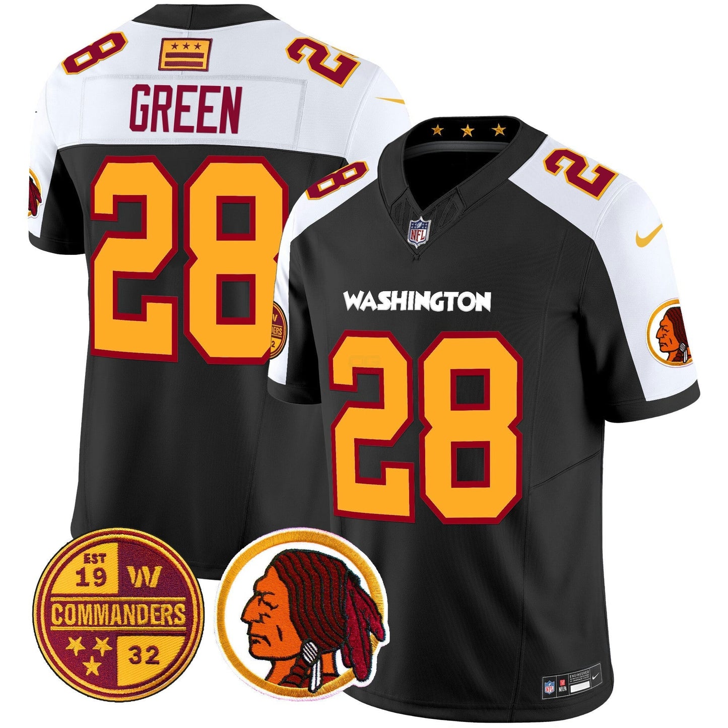 Camisa NFL Men’s Washington Half Redskins & Vapor Limited Jersey