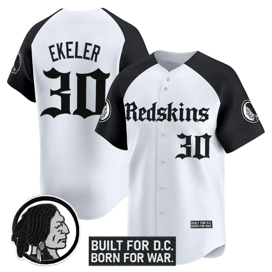 Camisa NFL Washington Commanders Men’s Washington Redskins ‘Gothic Capital Edition’ Vapor Jersey