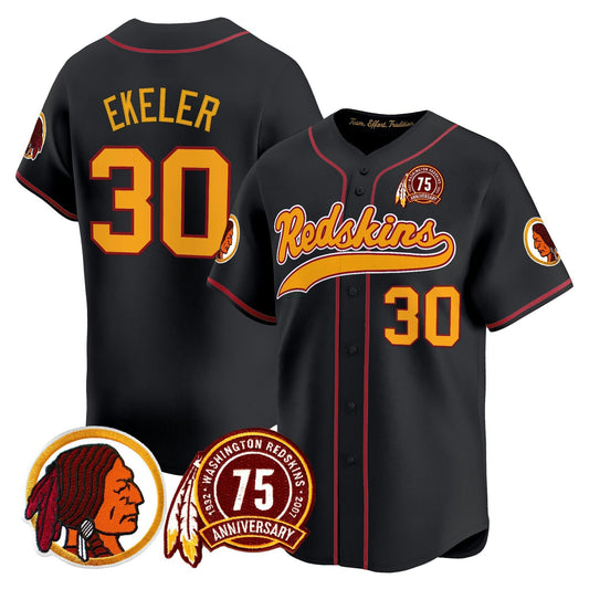 Camisa NFL Washington Commanders Men’s Washington Redskins Throwback Vapor Jersey