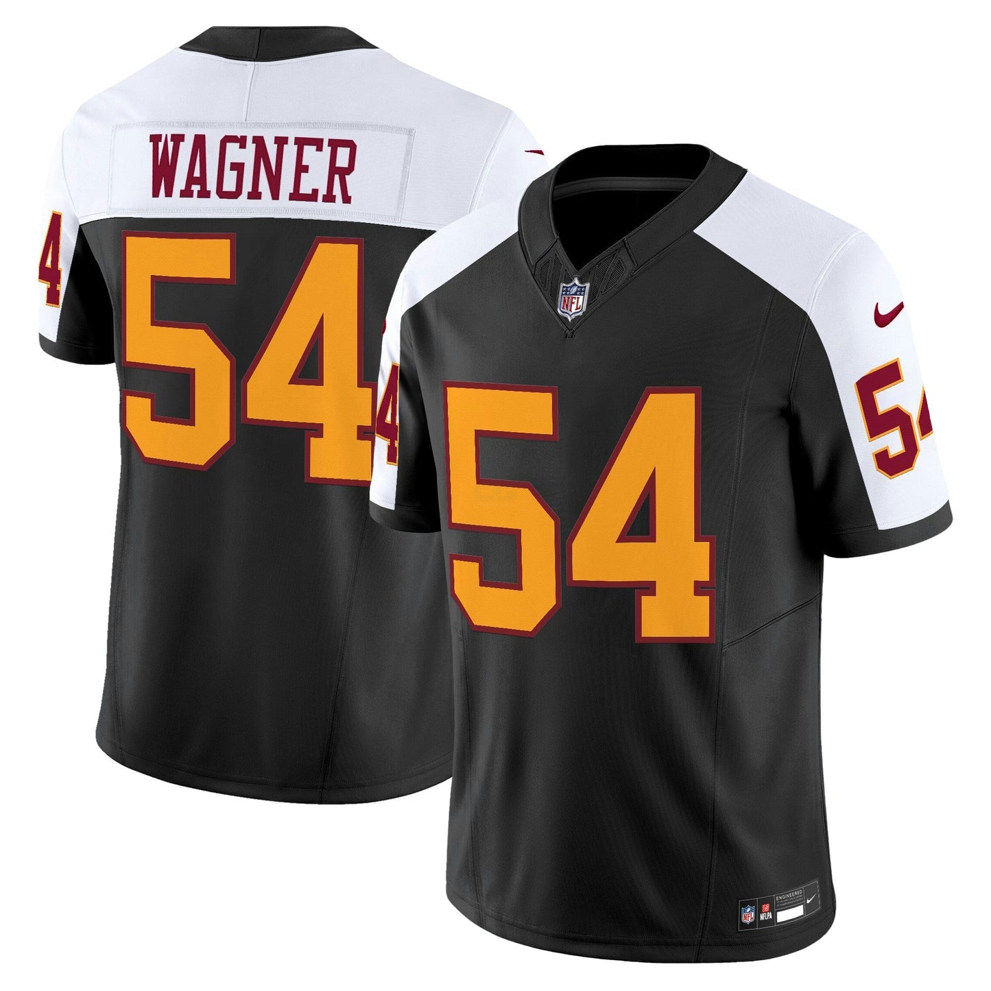 Camisa NFL Washington Commanders Men’s Washington Redskins Throwback Vapor Limited Jersey
