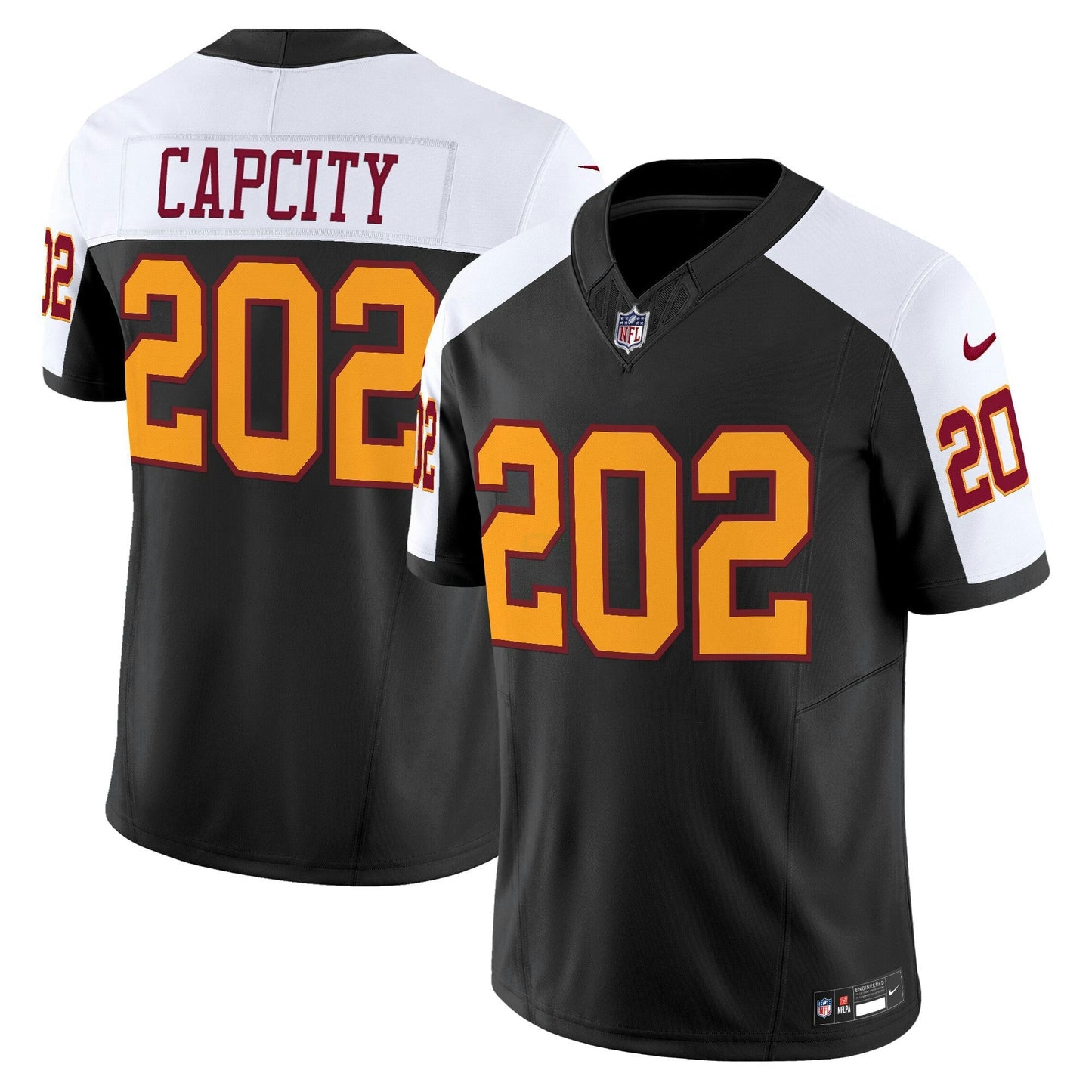 Camisa NFL Washington Commanders Men’s Washington Redskins Throwback Vapor Limited Jersey