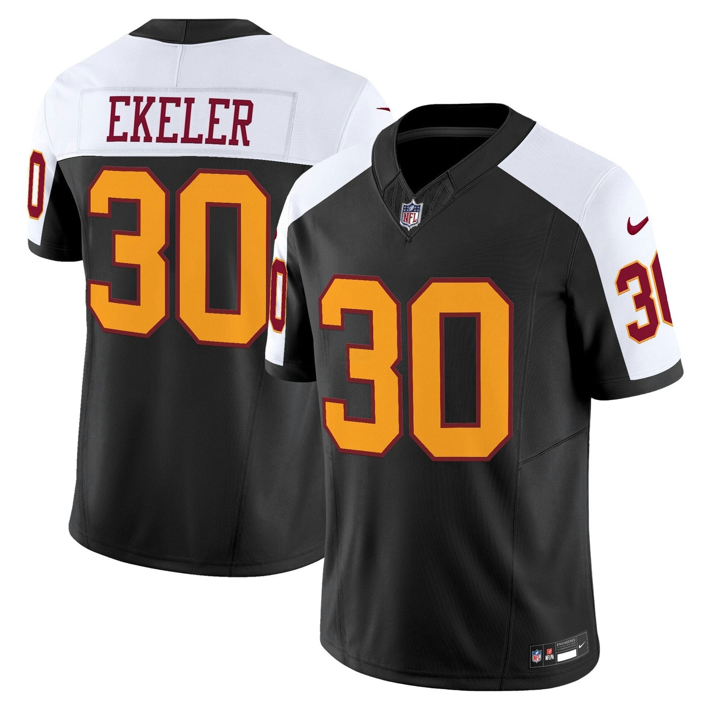 Camisa NFL Washington Commanders Men’s Washington Redskins Throwback Vapor Limited Jersey
