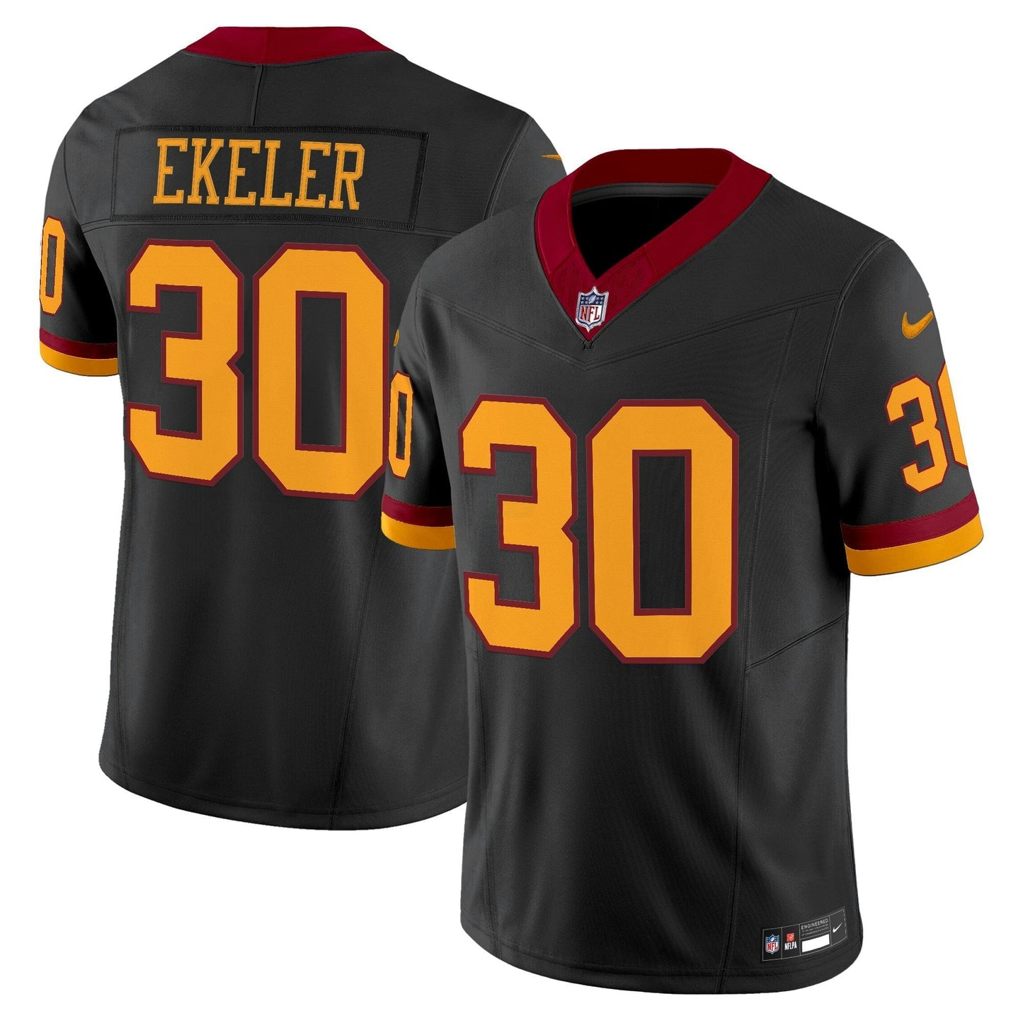 Camisa NFL Washington Commanders Men’s Washington Redskins Throwback Vapor Limited Jersey
