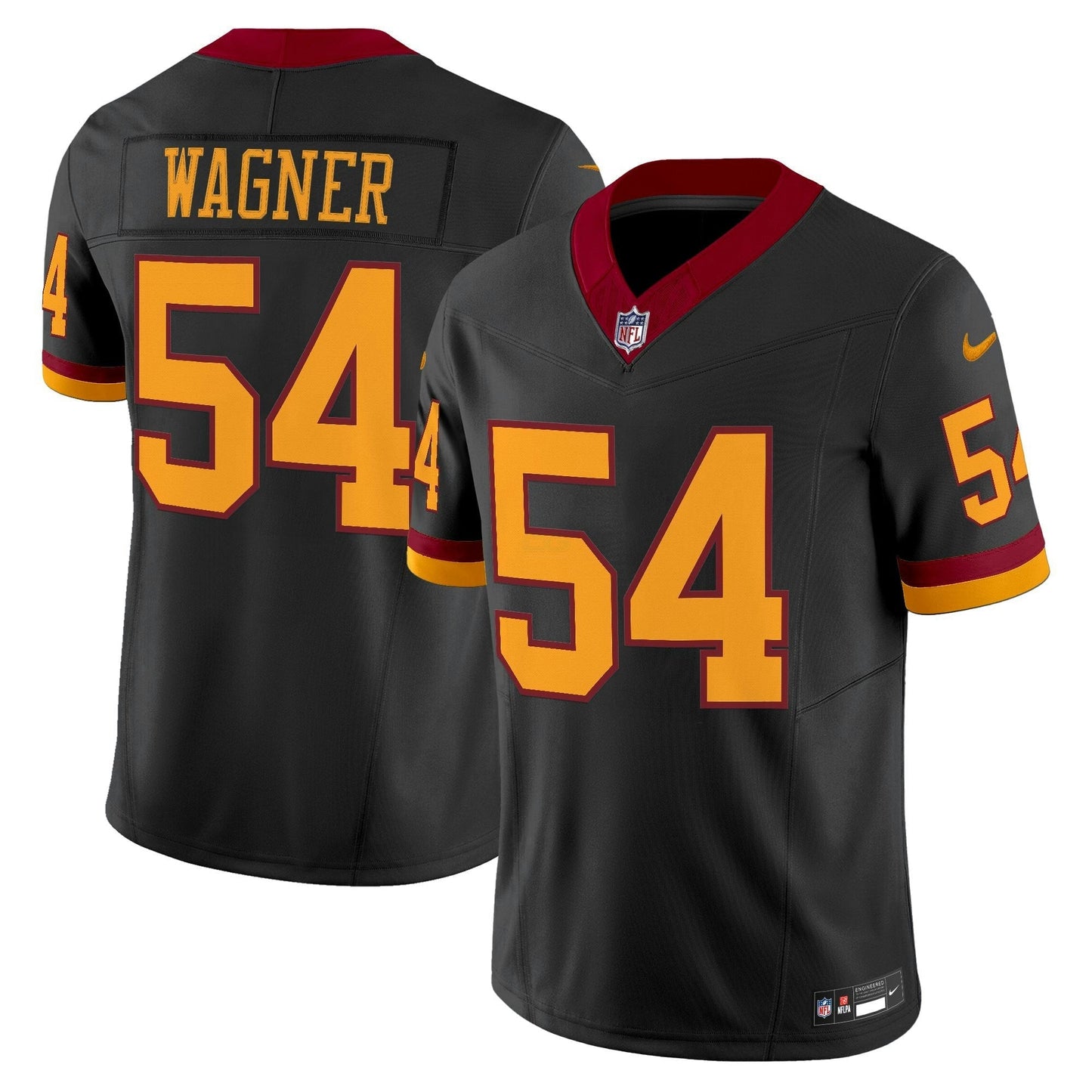 Camisa NFL Washington Commanders Men’s Washington Redskins Throwback Vapor Limited Jersey