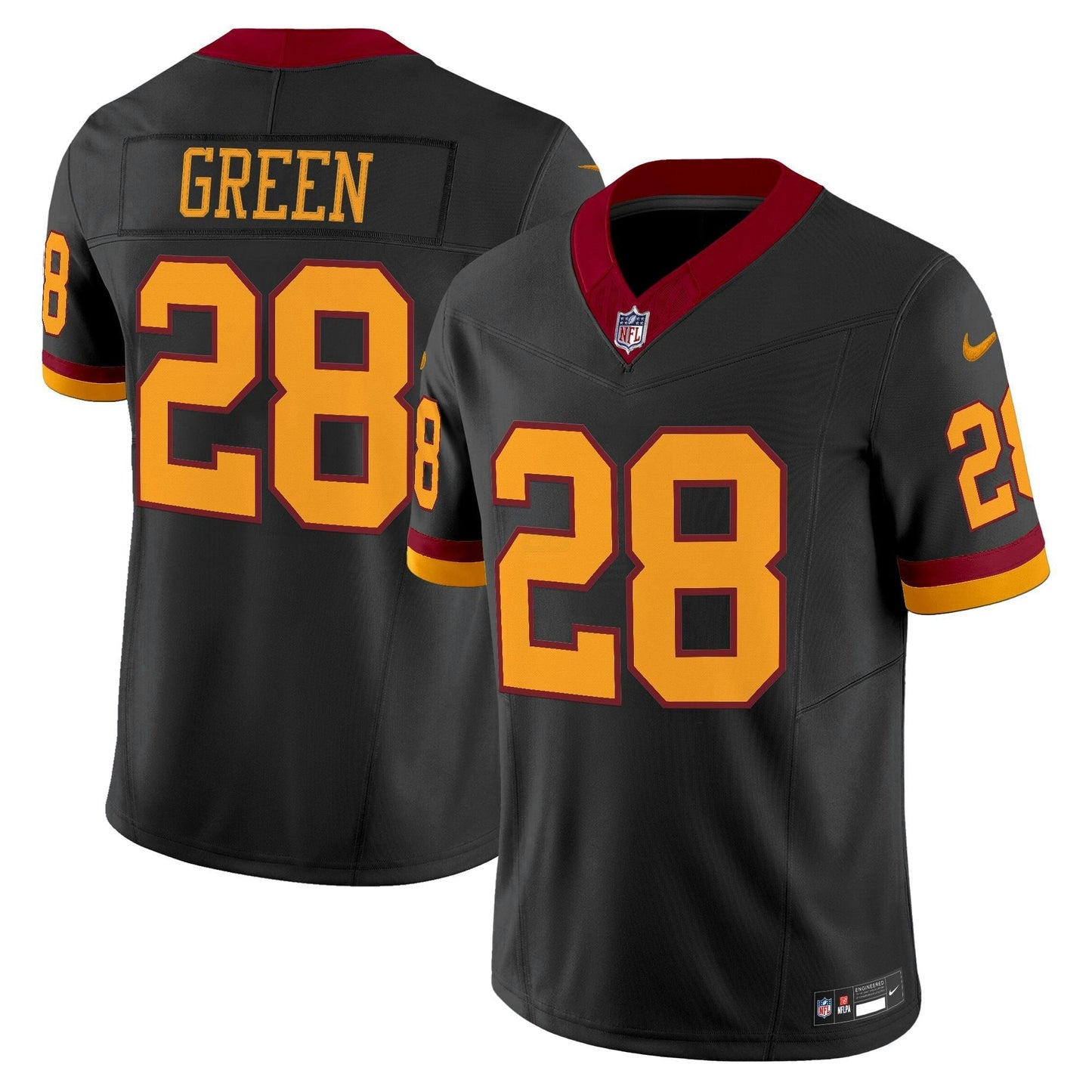 Camisa NFL Washington Commanders Men’s Washington Redskins Throwback Vapor Limited Jersey
