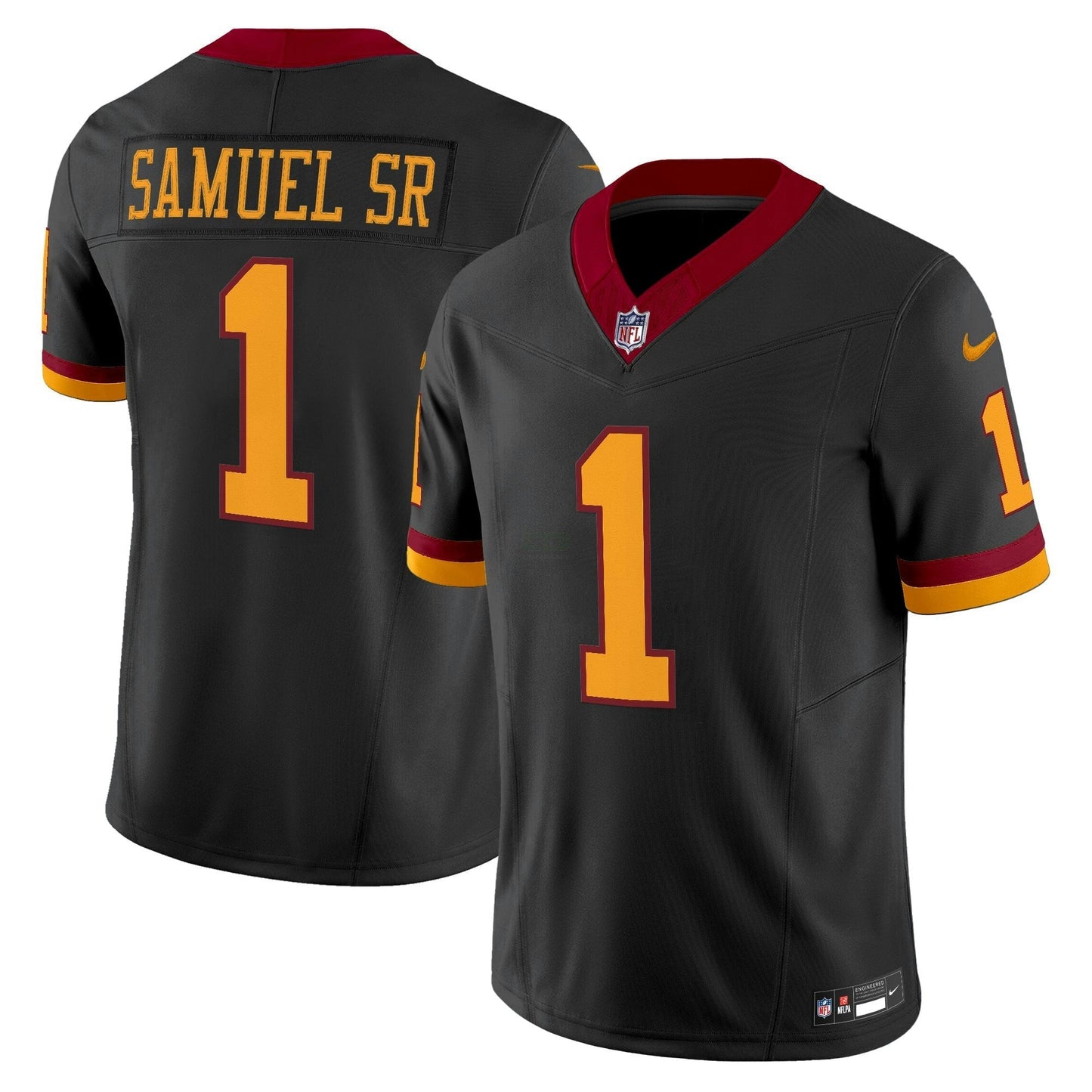 Camisa NFL Washington Commanders Men’s Washington Redskins Throwback Vapor Limited Jersey
