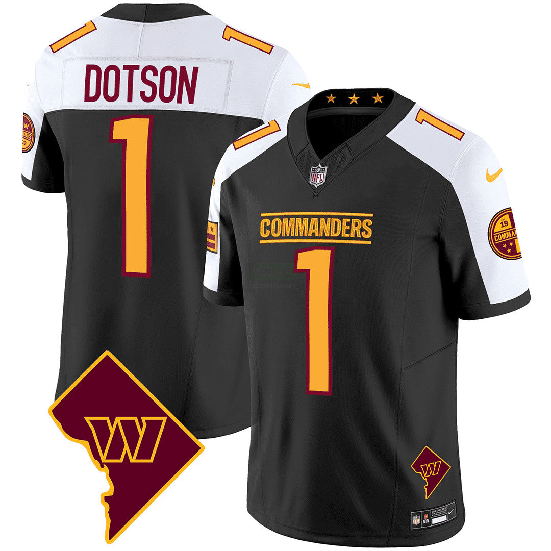 Camisa NFL Men’s Washington Washington DC Map Patch Jersey