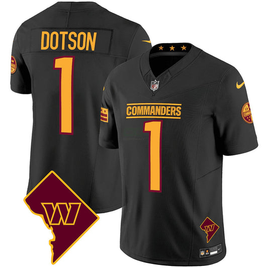 Camisa NFL Men’s Washington Washington DC Map Patch Jersey