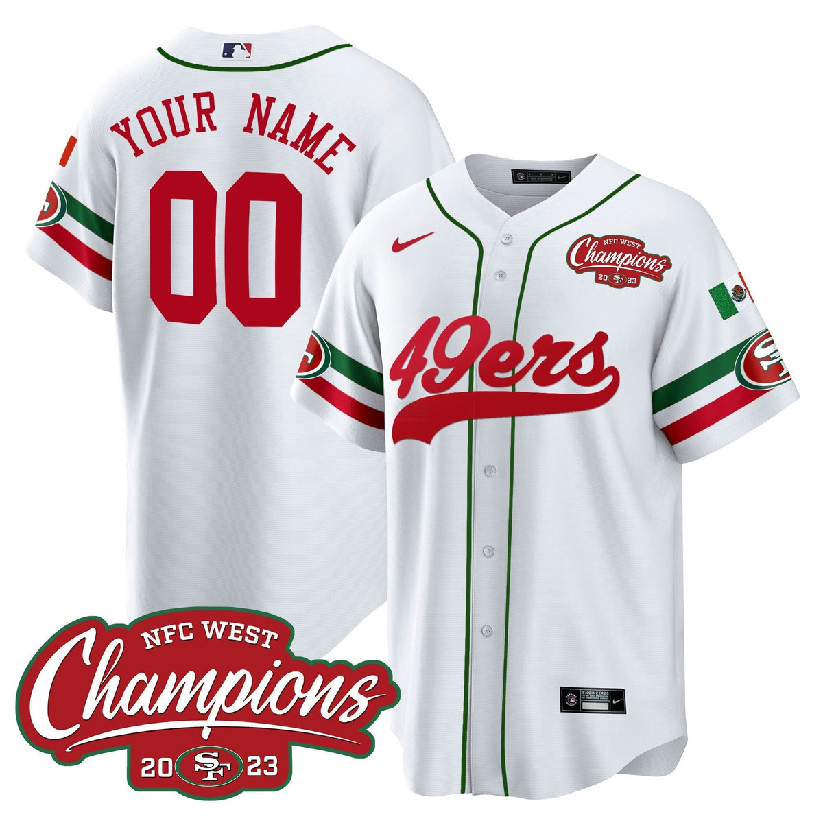Camisa NFL Mexico 2023 NFC West Champions Jersey