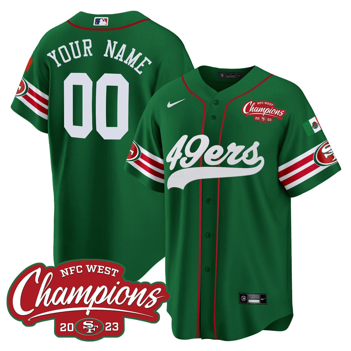 Camisa NFL Mexico 2023 NFC West Champions Jersey