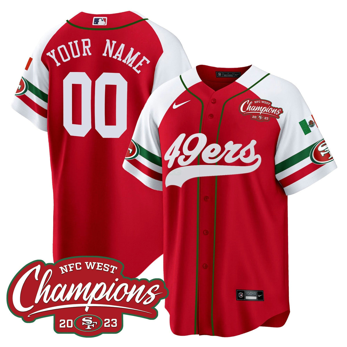 Camisa NFL Mexico 2023 NFC West Champions Jersey