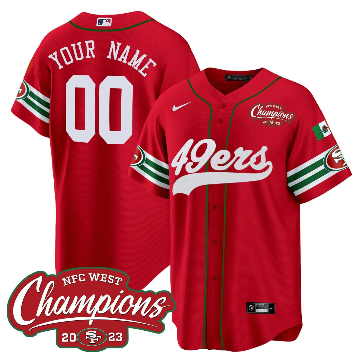 Camisa NFL Mexico 2023 NFC West Champions Jersey