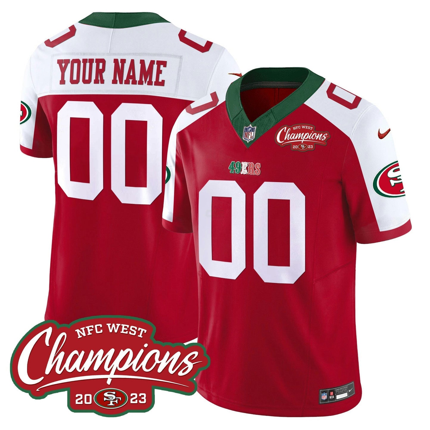 Camisa NFL Mexico 2023 NFC West Champions Patch Vapor Jersey