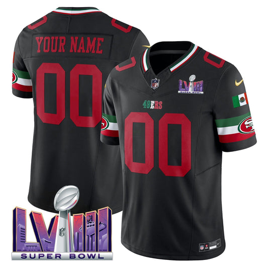 Camisa NFL Mexico Super Bowl LVIII Patch Vapor Jersey
