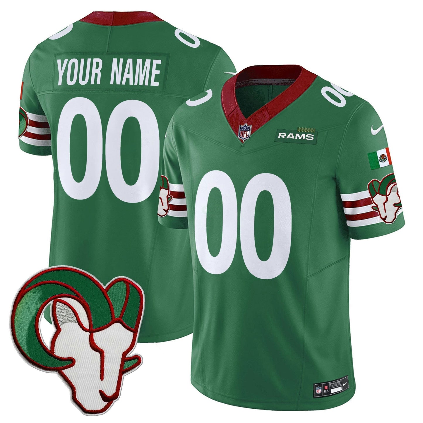 Camisa NFL Los Angeles Rams Mexico Vapor Limited Jersey