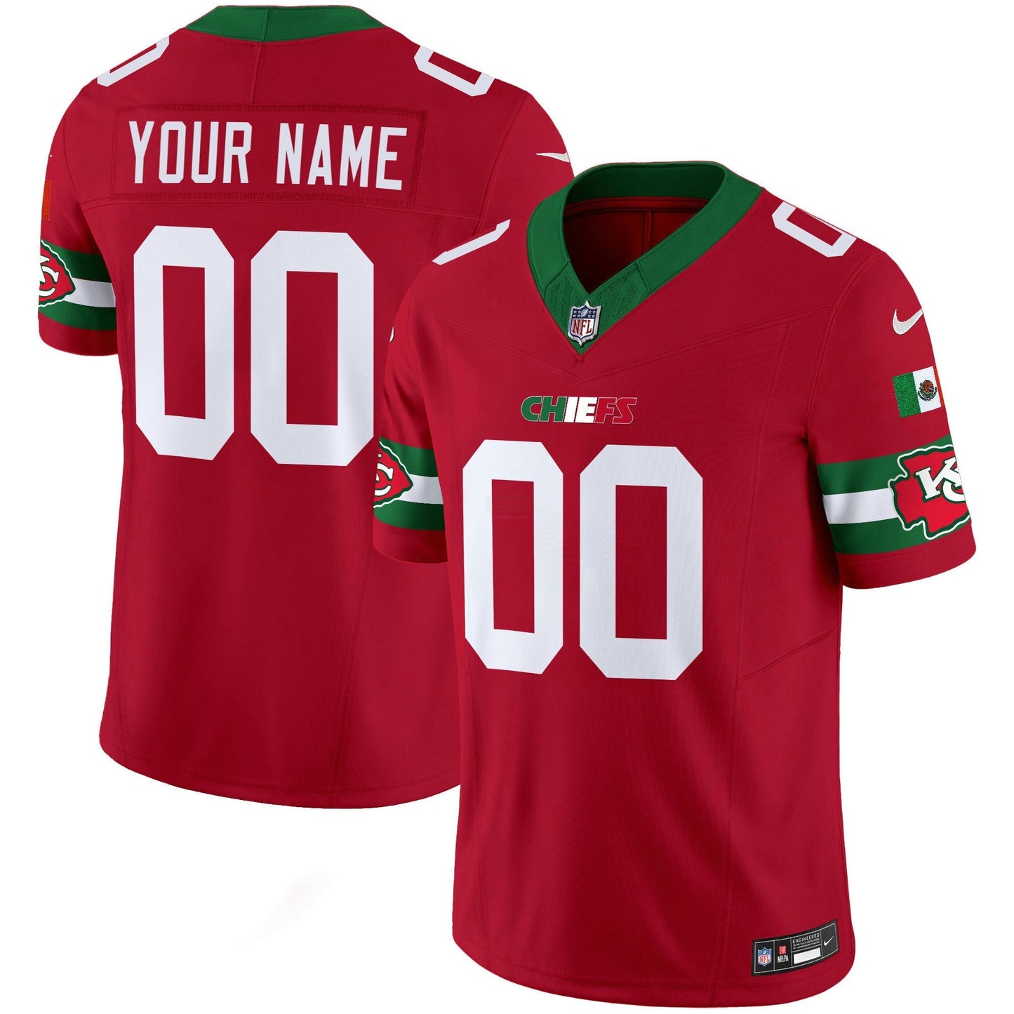 Camisa NFL Kansas City Chiefs Mexico Vapor Limited Jersey
