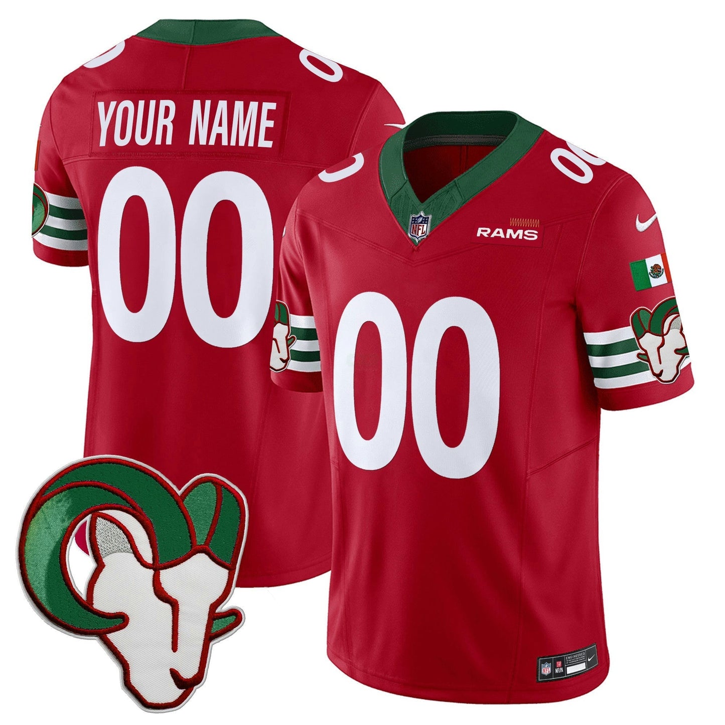Camisa NFL Los Angeles Rams Mexico Vapor Limited Jersey