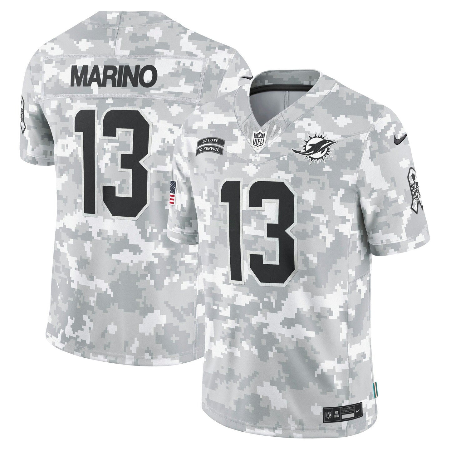 Camisa NFL Miami 2024 Salute to Service Vapor Limited Jersey – Arctic Camo