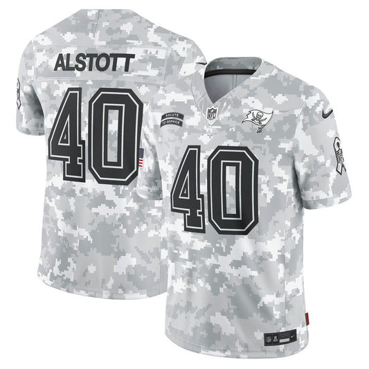Camisa NFL Mike Alstott Tampa Bay 2024 Salute to Service Vapor Limited Jersey – Arctic Camo - Arctic Camuflada