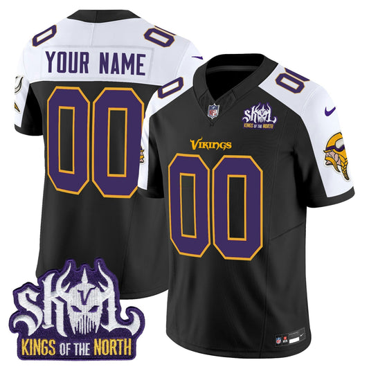 Camisa NFL Minnesota King Of The North Patch Throwback Vapor Limited Jersey V2