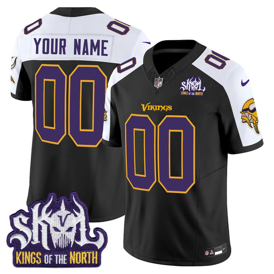 Camisa NFL Minnesota King Of The North Patch Throwback Vapor Limited Jersey
