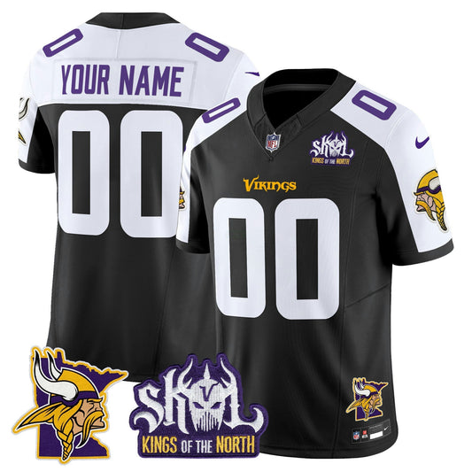 Camisa NFL Minnesota Kings Of The North Patch Vapor Limited Jersey V3