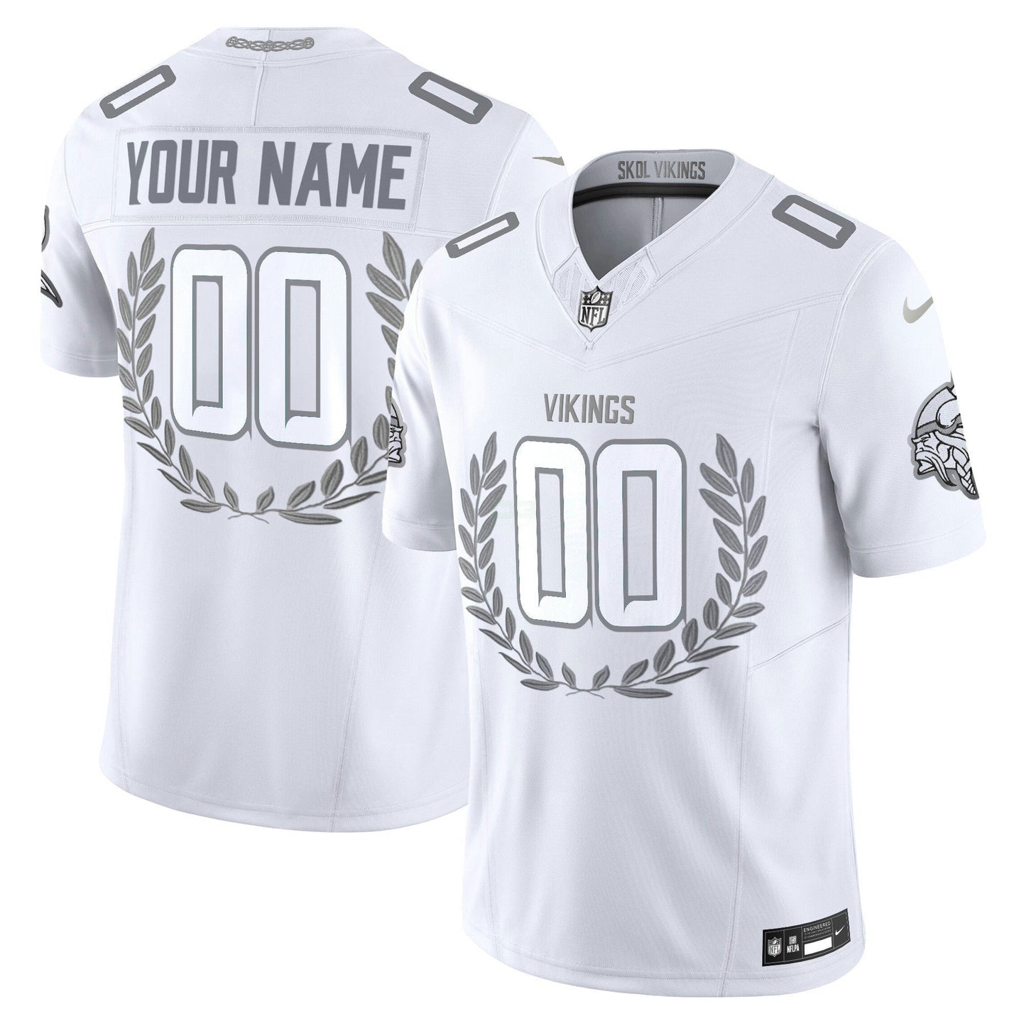 Camisa NFL Minnesota Platinum MVP Vapor Limited Jersey - Custom