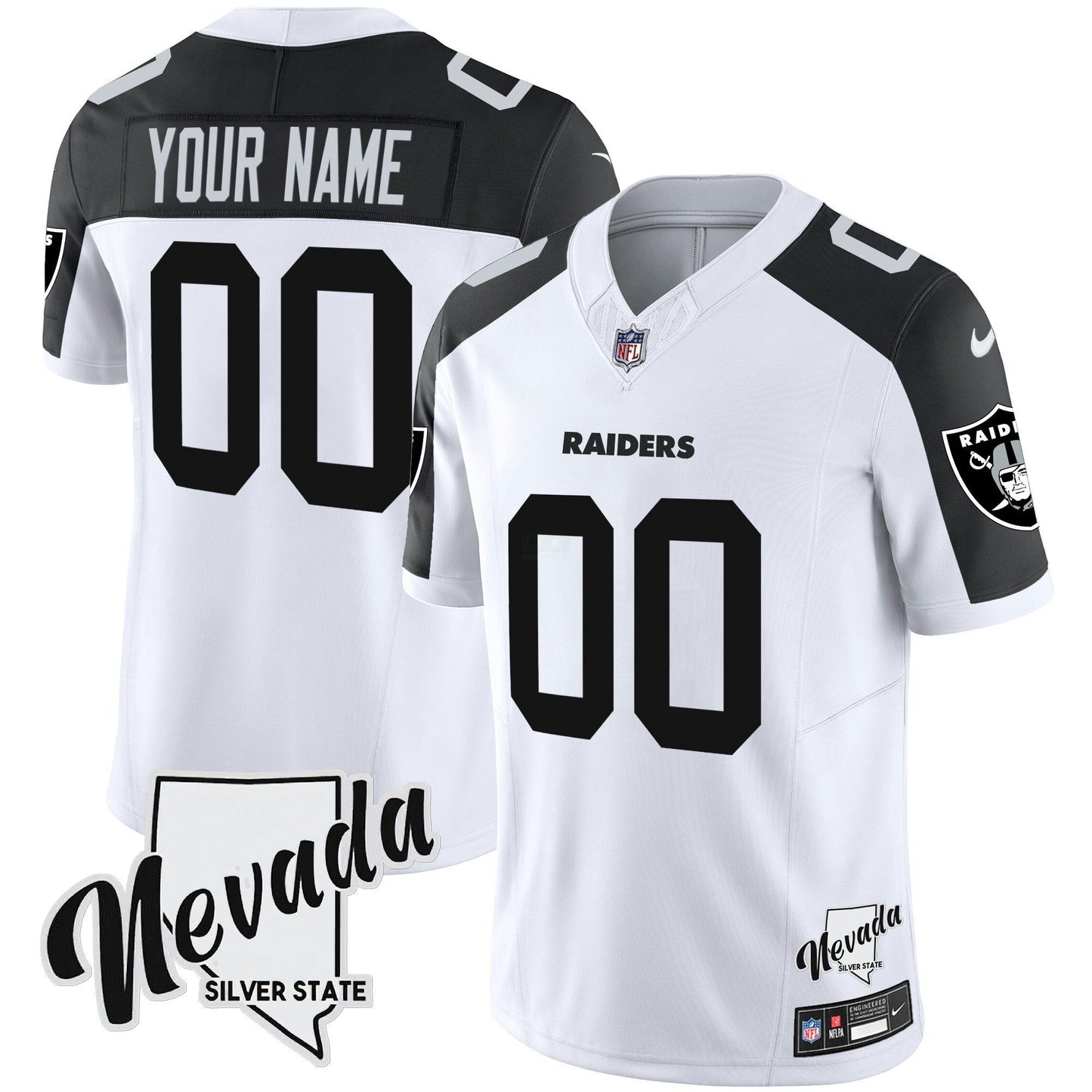 Camisa NFL Nevada Silver State Patch Vapor Jersey V2