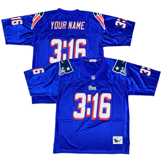 Camisa NFL New England 3:16 Jersey - Azul Royal