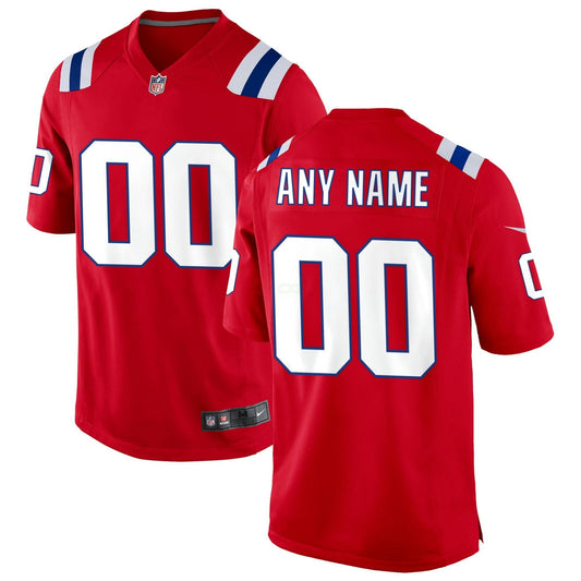 Camisa NFL New England Custom Red Jersey - Vermelha