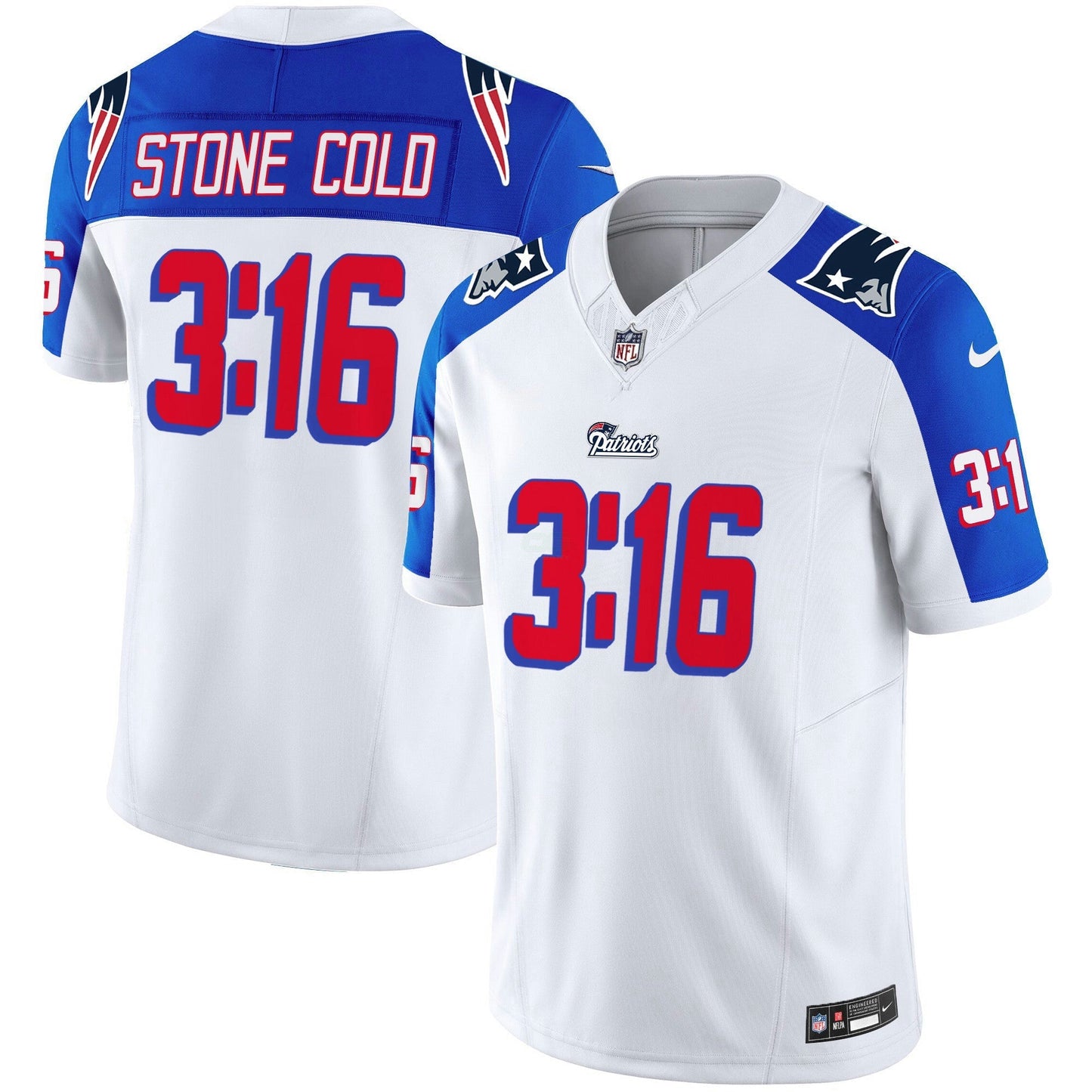 Camisa NFL New England Stone Cold Steve Austin Jersey